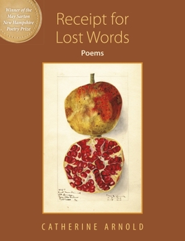 Paperback Receipt for Lost Words: Poems Book