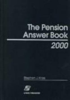 Hardcover Pension Answer Book, The, 2000 Edition Book