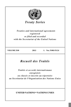 Paperback Treaty Series 2938 [French] Book