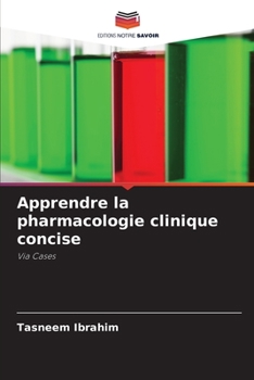 Paperback Apprendre la pharmacologie clinique concise [French] Book