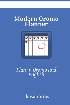 Paperback Modern Oromo Planner: Plan in Oromo and English Book