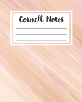 Paperback Cornell Notes: Note Taking Template Cornell Style Method High School College Students Book