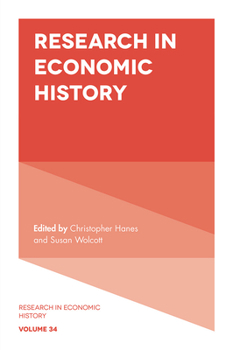 Hardcover Research in Economic History Book