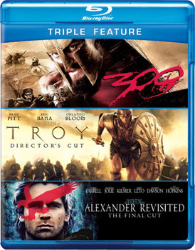 Blu-ray Alexander / Troy / 300 Book