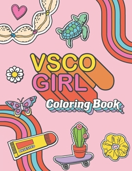 Paperback VSCO Girl Coloring Book