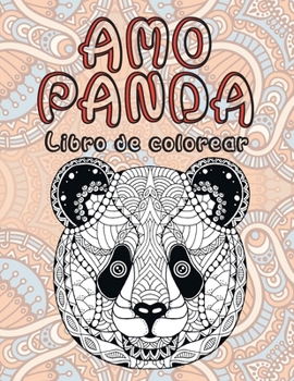 Paperback Amo panda - Libro de colorear [Spanish] Book