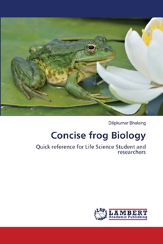 Paperback Concise frog Biology Book