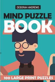 Paperback Mind Puzzle Book: Light Shadow Puzzles - 100 Large Print Puzzles Book