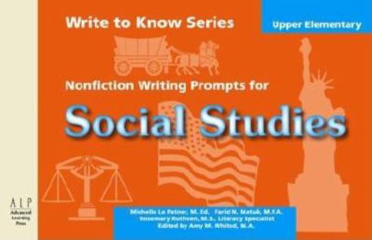 Paperback Nonfiction Writing Prompts for Upper Elementary Social Studies Book