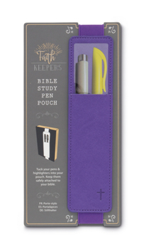 Misc. Faith Keepers Bible Study Pen Pouch Purple Book