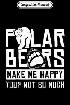 Composition Notebook: Polar Bear Wildlife Animal Polar Bears Arctic Gift  Journal/Notebook Blank Lined Ruled 6x9 100 Pages