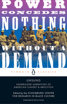 Paperback Unsung: Unheralded Narratives of American Slavery & Abolition Book