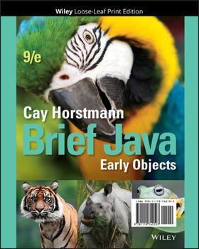 Loose Leaf Brief Java: Early Objects Book