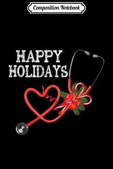 Composition Notebook: Merry Christmas Nurse Happy Holiday Xmas Gift Idea  Journal/Notebook Blank Lined Ruled 6x9 100 Pages