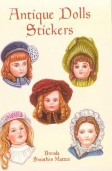 Paperback Antique Dolls Stickers [With Stickers] Book