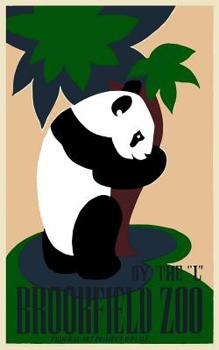 Paperback Brookfield Zoo By The "L": Panda - 5x8 Journal Notebook Book