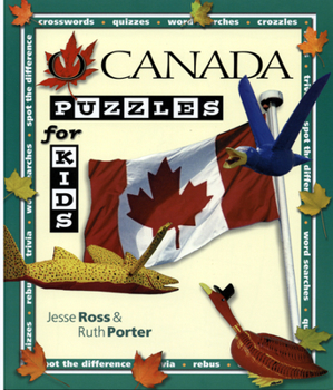 Paperback O Canada Puzzles for Kids Book 1 Book