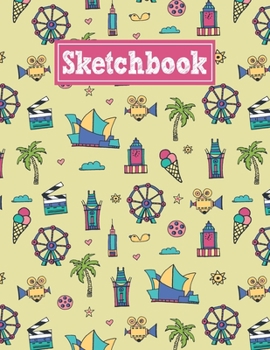 Paperback Sketchbook: 8.5 x 11 Notebook for Creative Drawing and Sketching Activities with Los Angeles Themed Cover Design Book