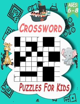 Paperback Crossword Puzzles For Kids Book