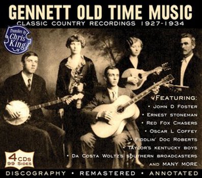 Music - CD Gennett Old Time Music: Classic Country Recordings Book