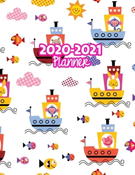 2020-2021 Planner: Two Year Calendar Organizer and Goal Journal | January 2020 - December 2021 Daily, Weekly and Monthly Planner Book with Back Sticker Expression Wall for 2 Years | Design Code 759911