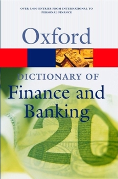 Paperback A Dictionary of Finance and Banking Book
