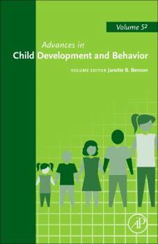 Hardcover Advances in Child Development and Behavior: Volume 52 Book