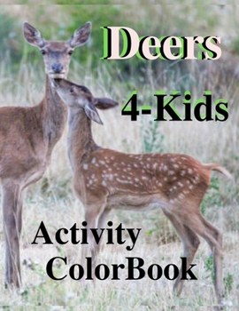 Paperback Deers 4-Kids Activity ColorBook: Save the Planet Series Book