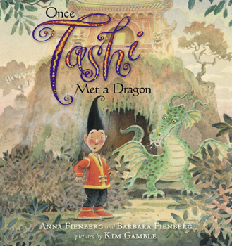 Hardcover Once Tashi Met a Dragon Book