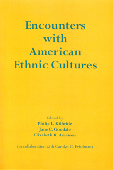 Paperback Encounters with American Ethnic Cultures Book