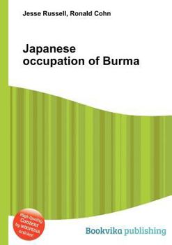 Paperback Japanese Occupation of Burma Book