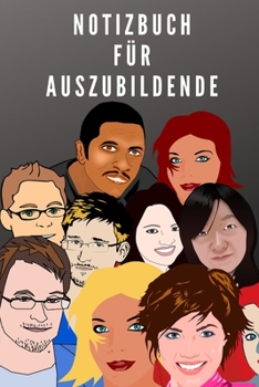 Paperback Notizbuch f?r Auszubildende: Ein cooles Notizbuch f?r Auszubildende, Azubi Tagebuch, (ca. DIN A5),110 karierte Seiten. [German] Book