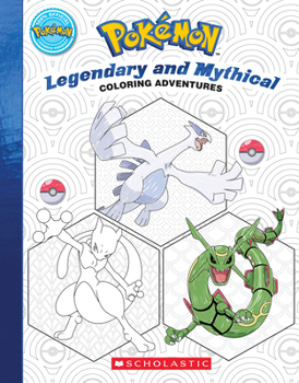 Paperback Pokémon Coloring Adventures #2: Legendary & Mythical Pokémon Book