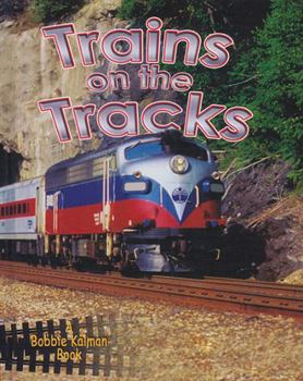 Paperback Trains on the Tracks Book
