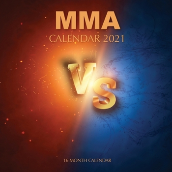Paperback MMA Calendar 2021: 16 Month Calendar Book