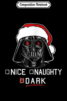 Paperback Composition Notebook: Star Wars Darth Vader Dark List Santa Christmas Journal/Notebook Blank Lined Ruled 6x9 100 Pages Book