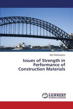 Paperback Issues of Strength in Performance of Construction Materials Book