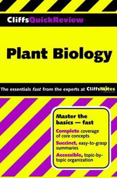 Paperback Cliffsquickreview Plant Biology Book