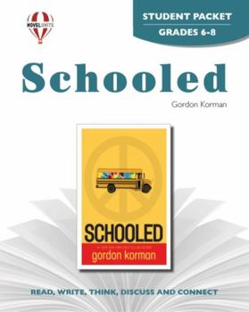 Paperback Schooled - Student Packet by Novel Units Book