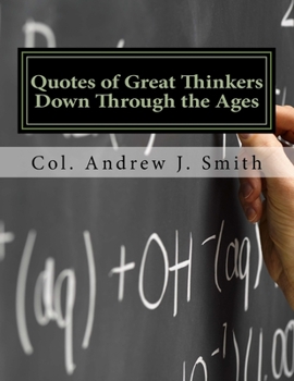 Paperback Quotes of Great Thinkers Down Through the Ages Book