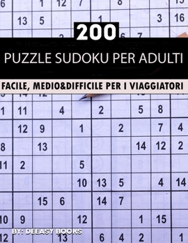 Paperback Sudoku puzzle per adulti [Italian] Book