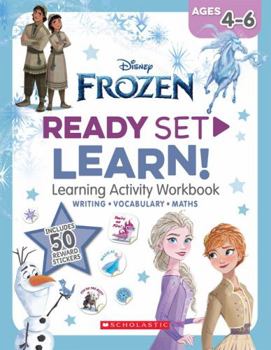 Paperback Frozen: Ready Set Learn! Learning Activity Workbook (Disney: Ages 4-6 Years) Book