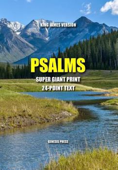 Paperback Psalms Super Giant Print: 24-Point Text [Large Print] Book