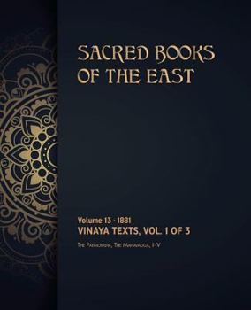 Paperback Vinaya Texts: Volume 1 of 3 Book