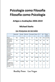 Paperback Psicologia como Filosofia Filosofia como Psicologia -- Artigos e Avaliações 2006-2019 [Portuguese] Book