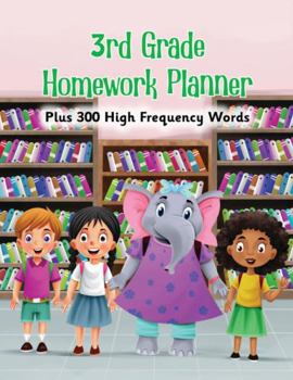 Paperback 3rd Grade Homework Planner: Plus 300 High Frequency Words Book