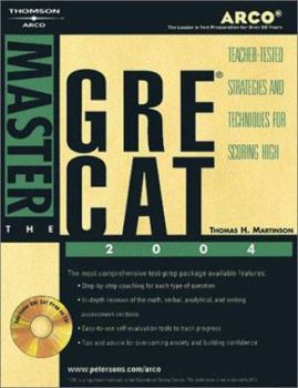Paperback Master the GRE Cat, 2004/E [With CD] Book
