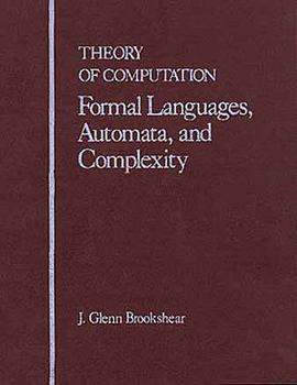 Paperback Theory of Computation: Formal Languages, Automata, and Complexity Book