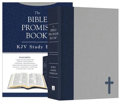 Hardcover The Bible Promise Book KJV Bible [Oxford Navy] Book
