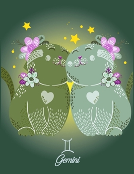 Gemini: Cute Zodiac Cate Planner and Organizer Jan 2020 - Dec 2020